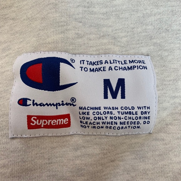 Supreme Champion Sweatshirt 3D Metallic Crewneck - Picture 3 of 5